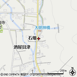 愛知県豊川市千両町石畑周辺の地図