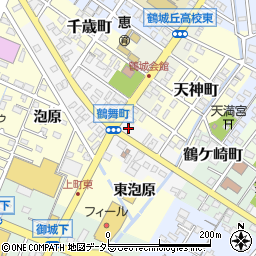 愛知県西尾市鶴舞町48周辺の地図