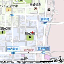 三重県鈴鹿市阿古曽町10-19周辺の地図