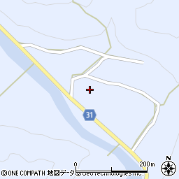 岡山県加賀郡吉備中央町美原164周辺の地図