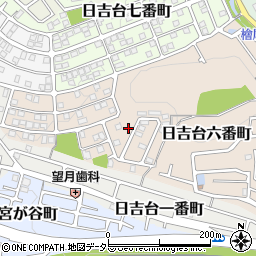 大阪府高槻市日吉台六番町32-18周辺の地図
