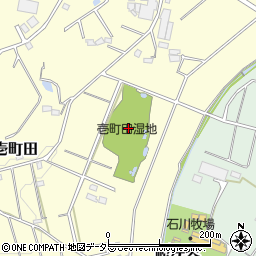 壱町田湿地周辺の地図