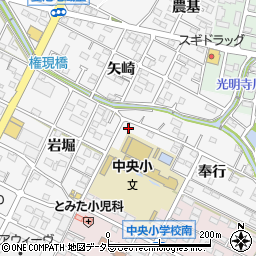 愛知県額田郡幸田町菱池奉行83周辺の地図