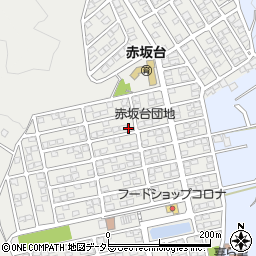 愛知県豊川市赤坂台周辺の地図