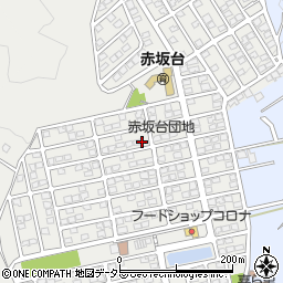 愛知県豊川市赤坂台周辺の地図