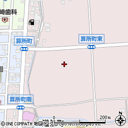 三重県鈴鹿市算所町周辺の地図