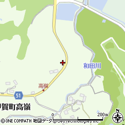 滋賀県甲賀市甲賀町高嶺492周辺の地図