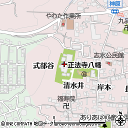 京都府八幡市八幡清水井73周辺の地図