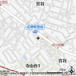 京都府宇治市寺山台1丁目10周辺の地図