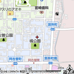 三重県鈴鹿市阿古曽町10周辺の地図