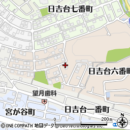 大阪府高槻市日吉台六番町32-1周辺の地図