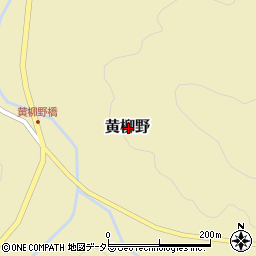 愛知県新城市黄柳野周辺の地図