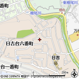 大阪府高槻市日吉台六番町11-23周辺の地図