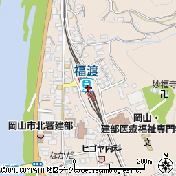 岡山県岡山市北区周辺の地図