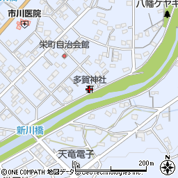 多賀神社周辺の地図