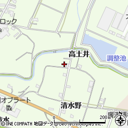愛知県新城市一鍬田（高土井）周辺の地図