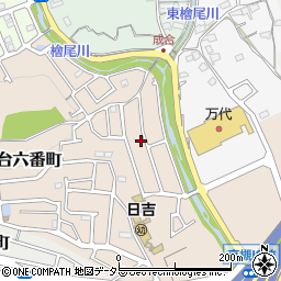 大阪府高槻市日吉台六番町58-30周辺の地図