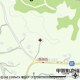 滋賀県甲賀市甲賀町高嶺1216周辺の地図