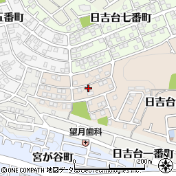 大阪府高槻市日吉台六番町36-5周辺の地図