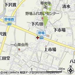愛知県額田郡幸田町野場上片田42周辺の地図