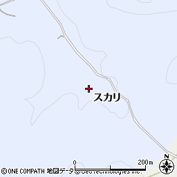愛知県豊川市萩町スカリ周辺の地図