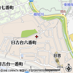 大阪府高槻市日吉台六番町24周辺の地図