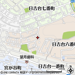 大阪府高槻市日吉台六番町36-15周辺の地図