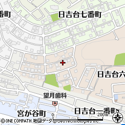 大阪府高槻市日吉台六番町36-7周辺の地図