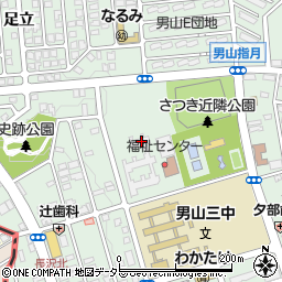 京都府八幡市男山笹谷2周辺の地図