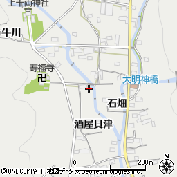 愛知県豊川市千両町酒屋貝津68周辺の地図