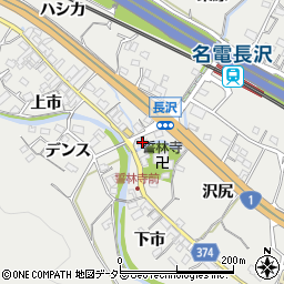 愛知県豊川市長沢町栗原59-3周辺の地図