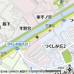 愛知県西尾市上永良町川向周辺の地図