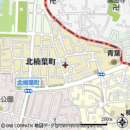 大阪府枚方市北楠葉町34-1周辺の地図