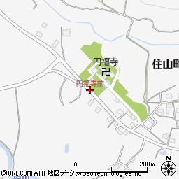 円福寺前周辺の地図