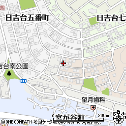 大阪府高槻市日吉台六番町39-22周辺の地図