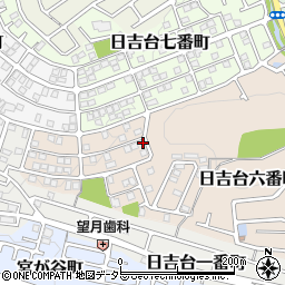 大阪府高槻市日吉台六番町36-12周辺の地図