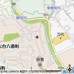 大阪府高槻市日吉台六番町58-16周辺の地図