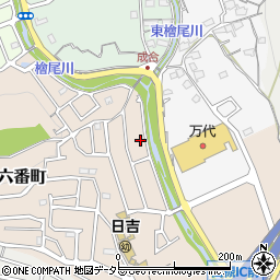 大阪府高槻市日吉台六番町56-27周辺の地図