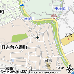 大阪府高槻市日吉台六番町60周辺の地図