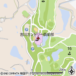 吉川カントリー倶楽部周辺の地図