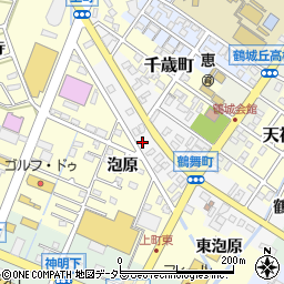 愛知県西尾市鶴舞町81周辺の地図
