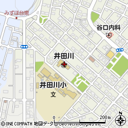 亀山市立　井田川幼稚園周辺の地図