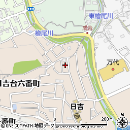 大阪府高槻市日吉台六番町59周辺の地図