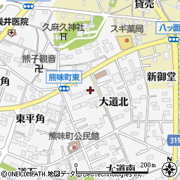 Ａ．Ｃｉｔｙ熊味周辺の地図