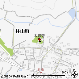 太巌寺周辺の地図