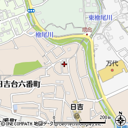 大阪府高槻市日吉台六番町59-6周辺の地図