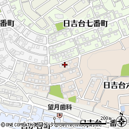 大阪府高槻市日吉台六番町40周辺の地図
