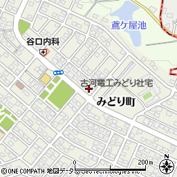 三重県亀山市みどり町周辺の地図