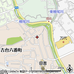 大阪府高槻市日吉台六番町59-10周辺の地図