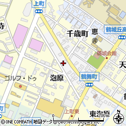 愛知県西尾市鶴舞町85周辺の地図
